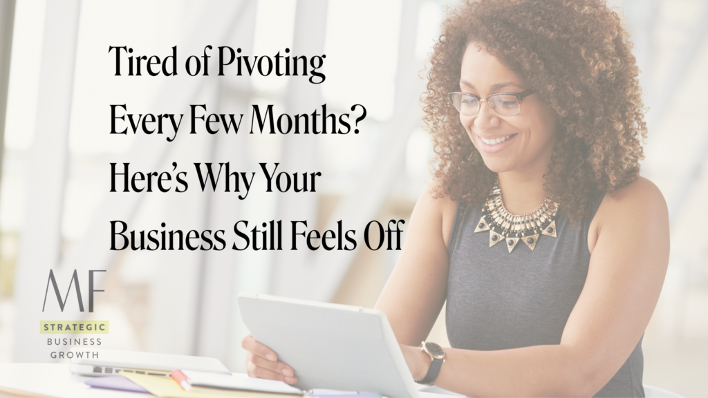 Tired of Pivoting Every Few Months?